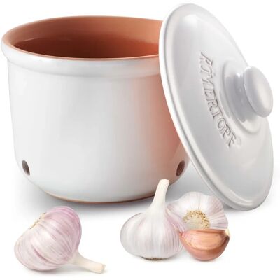 Pot de stockage d'ail Römertopf - Compact, Ventilé - Ustensiles de cuisine Pot de stockage d'ail Römertopf - Compact, Ventilé - Ustensiles de cuisine