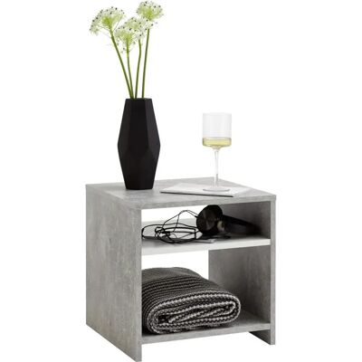 FMD - LUND - Beton Weiß - 39.9x39.9x39.9 cm - Beistelltisch FMD - LUND - Beton Weiß - 39.9x39.9x39.9 cm - Beistelltisch