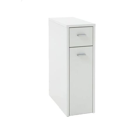 FMD Denia Schlanker Weißer Schubladenschrank - Schubladenschrank FMD Denia Schlanker Weißer Schubladenschrank - Schubladenschrank