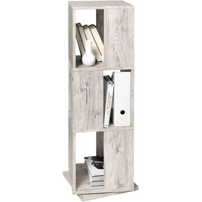 VidaXL FMD Armoire Archivador Rotative - Bois Chêne Sable Ouvert - Publicité VidaXL FMD Armoire Archivador Rotative - Bois Chêne Sable Ouvert - Publicité
