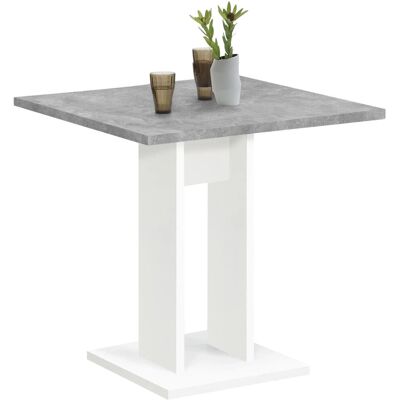 Table à manger blanche en béton gris VidaXL - Cuisine/Salle à manger - Publicité Table à manger blanche en béton gris VidaXL - Cuisine/Salle à manger - Publicité