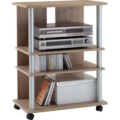 Media-Regal FMD Variant Regale Gr. B/H/T: 65 cm x 85 cm x 40 cm, braun (eiche nb) CD DVD Regale - Media Shelf FMD Media-Regal FMD Variant Regale Gr. B/H/T: 65 cm x 85 cm x 40 cm, braun (eiche nb) CD DVD Regale - Media Shelf FMD