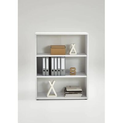 FMD Calvi Weiß Brilliant 3-Ordnerregal - Aktenschrank FMD Calvi Weiß Brilliant 3-Ordnerregal - Aktenschrank