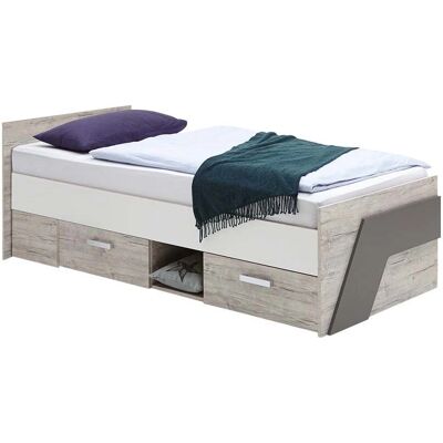 FMD Nona Daybett mit Stauraum - Modern, 90x200 cm FMD Nona Daybett mit Stauraum - Modern, 90x200 cm