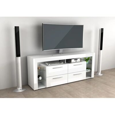 FMD Vibio TV-Board Weiß - 180x72,7x41,3 cm - TV Lowboard FMD Vibio TV-Board Weiß - 180x72,7x41,3 cm - TV Lowboard