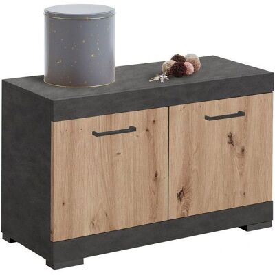 FMD Schränke Kleiderschrank - 80x50x35cm - Braun FMD Schränke Kleiderschrank - 80x50x35cm - Braun