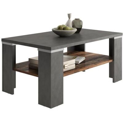 FMD - BASTIA - Old Style dunkel - 100 x 44 x 60 cm - Couchtisch FMD - BASTIA - Old Style dunkel - 100 x 44 x 60 cm - Couchtisch