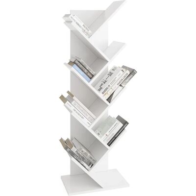 FMD Weiß Geometrisches Bücherregal - Regal FMD Weiß Geometrisches Bücherregal - Regal