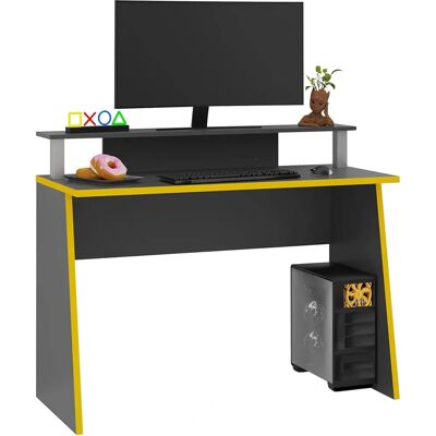 FMD Zocker Gaming-Tisch - Rechteck, Anthrazit, 77,7-93 cm - Gaming Tisch FMD Zocker Gaming-Tisch - Rechteck, Anthrazit, 77,7-93 cm - Gaming Tisch