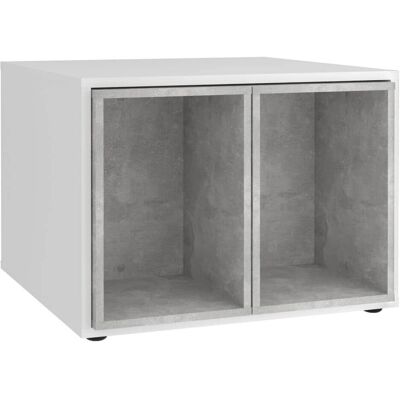 FMD Joker 2 Weiße Quadratische Couchtisch - Beistelltisch FMD Joker 2 Weiße Quadratische Couchtisch - Beistelltisch