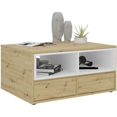 VidaXL 444217 Couchtisch - Modern, Weiß, Rechteckig VidaXL 444217 Couchtisch - Modern, Weiß, Rechteckig
