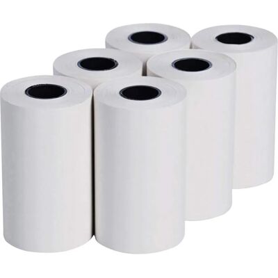 Rouleaux de papier thermique infrarouge Testo - Pack de 6 - Publicité Rouleaux de papier thermique infrarouge Testo - Pack de 6 - Publicité