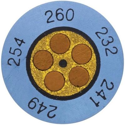 Testoterm - Mini Indikatoren - Temperature indicator sticker Testoterm - Mini Indikatoren - Temperature indicator sticker