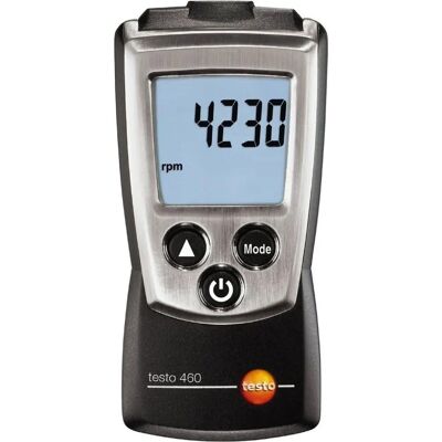 Testo 0560 0460 460 - Bärbar tacometer med skydd & batterier Testo 0560 0460 460 - Bärbar tacometer med skydd & batterier