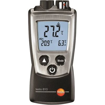Testo 810 Infrarot-Thermometer - Oberflächen- & Lufttemperatur, Einstellbare Emissivität Testo 810 Infrarot-Thermometer - Oberflächen- & Lufttemperatur, Einstellbare Emissivität