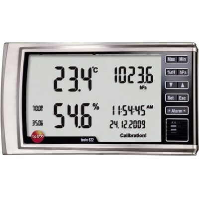 Testo 622 Hygrometer - Dew Point & Mold Warning - 0-100% RH Testo 622 Hygrometer - Dew Point & Mold Warning - 0-100% RH