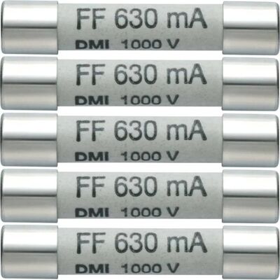 Testo 0590 0006 Sicherung - 5er Set, 630mA/1000V, für Multimeter 760-3 Testo 0590 0006 Sicherung - 5er Set, 630mA/1000V, für Multimeter 760-3