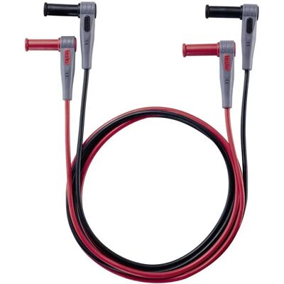 Testo 0590 0014 Sicherheits-Messleitung-Set - Schwarz, Rot, 1 m Testo 0590 0014 Sicherheits-Messleitung-Set - Schwarz, Rot, 1 m