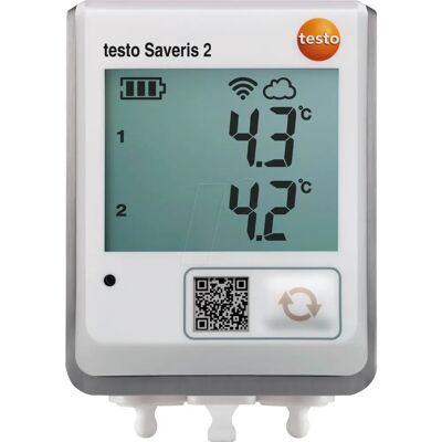 Testo - Saveris 2-T2 - Zakres temperatur -50 do 150°C - WiFi - Rejestrator temperatury Testo - Saveris 2-T2 - Zakres temperatur -50 do 150°C - WiFi - Rejestrator temperatury