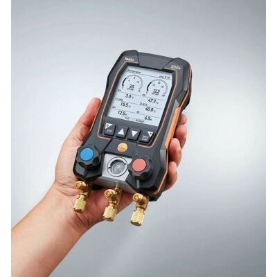 Testo - Kit 550S con Bluetooth, manifold elettronico a 2 canali - Refrigerazione & A/C Testo - Kit 550S con Bluetooth, manifold elettronico a 2 canali - Refrigerazione & A/C