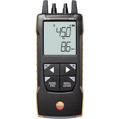 Testo 512-1 Bluetooth Differential Pressure Meter - Pressure Type Testo 512-1 Bluetooth Differential Pressure Meter - Pressure Type