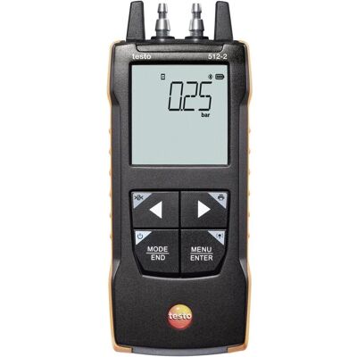 Testo 512-2 Bluetooth Differential Pressure Meter - 2000 mbar Testo 512-2 Bluetooth Differential Pressure Meter - 2000 mbar
