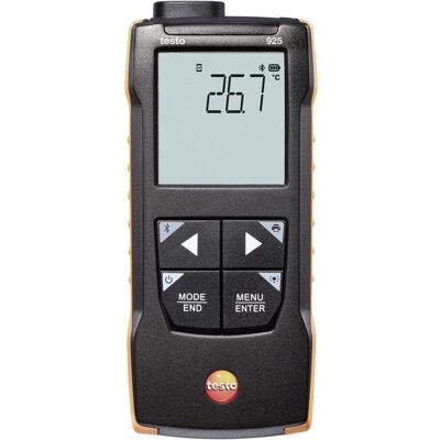 Testo 925 Bluetooth Thermometer - Type K, -50 tot 1000°C Testo 925 Bluetooth Thermometer - Type K, -50 tot 1000°C