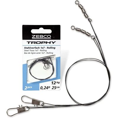 Leader en acier ZEBCO Trophy Trace 1x7 - Pêche Leader en acier ZEBCO Trophy Trace 1x7 - Pêche