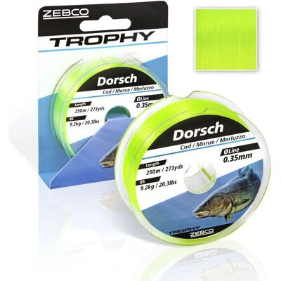 Ligne de Pêche Zebco Trophy Cod Monofilament 200 M - Publicité Ligne de Pêche Zebco Trophy Cod Monofilament 200 M - Publicité
