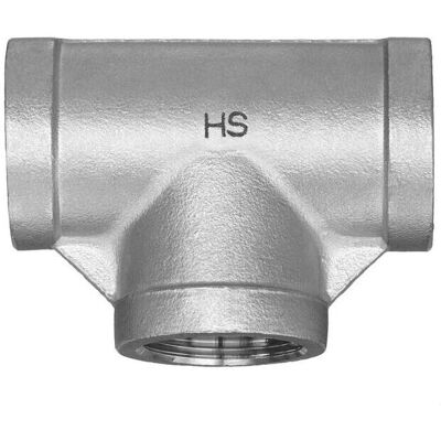 Hermann Schmidt 1 1/4" Edelstahl-T-Stück - Rohrverbindung Hermann Schmidt 1 1/4" Edelstahl-T-Stück - Rohrverbindung