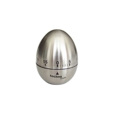 Timer da Cucina Technoline KZW II - Meccanico, Argento, Fino a 60 min Timer da Cucina Technoline KZW II - Meccanico, Argento, Fino a 60 min