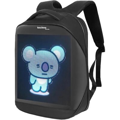 Technoline BAG1 Backpack - Customisable Display, 21.5L, Black Technoline BAG1 Backpack - Customisable Display, 21.5L, Black