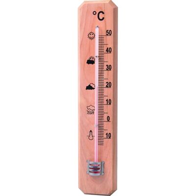Termometro esterno Techno Line WA2020 - Legno - Display della temperatura Termometro esterno Techno Line WA2020 - Legno - Display della temperatura