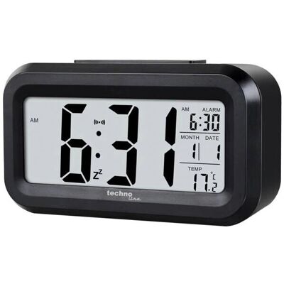 Technoline - WT 400 - Svart - Digital - Digital väckarklocka Technoline - WT 400 - Svart - Digital - Digital väckarklocka