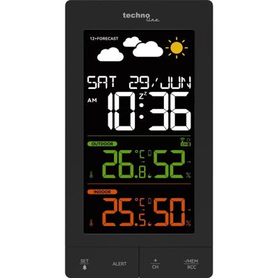Technoline - WS6458 - Noir - station météo numérique Technoline - WS6458 - Noir - station météo numérique