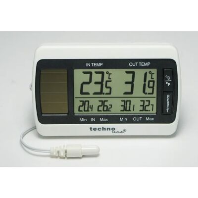 Technoline WS 7008 - termómetro - Pantalla de temperatura interior y exterior - Montaje en pared o mesa Technoline WS 7008 - termómetro - Pantalla de temperatura interior y exterior - Montaje en pared o mesa