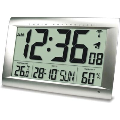 Budík Technoline WS 8009 - Radiově řízené Nástěnné Hodiny s Teplotou Budík Technoline WS 8009 - Radiově řízené Nástěnné Hodiny s Teplotou