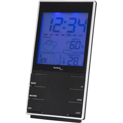 Station météo numérique Technoline WS 9120 - Noir, Argent - Publicité Station météo numérique Technoline WS 9120 - Noir, Argent - Publicité