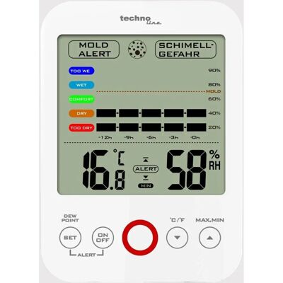 Techno Line WS 9422 Hygrometer - Binnenklimaatmeter Techno Line WS 9422 Hygrometer - Binnenklimaatmeter