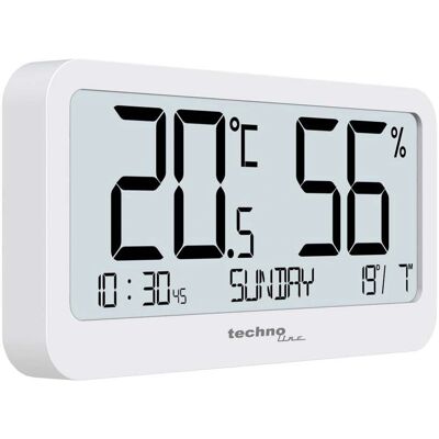 Technoline WS9455 Termo-Hygrometer - Kompakt Inomhus Termometer Technoline WS9455 Termo-Hygrometer - Kompakt Inomhus Termometer