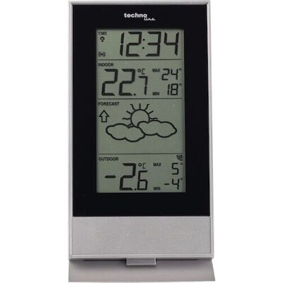 Technoline WS 9910 Funkwetterstation - Silber/Schwarz - Wettervorhersage Technoline WS 9910 Funkwetterstation - Silber/Schwarz - Wettervorhersage
