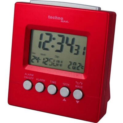 Technoline - WT 228 - Röd-metallisk - Digital radiodocka Technoline - WT 228 - Röd-metallisk - Digital radiodocka