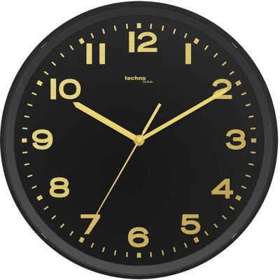 Techno Line WT 8500-1 Zwarte Wandklok - Wandklok Techno Line WT 8500-1 Zwarte Wandklok - Wandklok