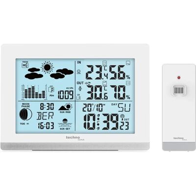 Technoline WS6762 Weiße Kabellose Wetterstation mit Externem Transmitter - Wetterstation Technoline WS6762 Weiße Kabellose Wetterstation mit Externem Transmitter - Wetterstation