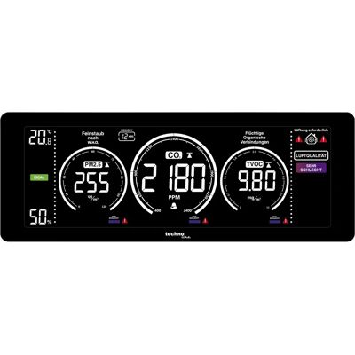 Technoline WL 1035 Luftgütemonitor - CO2, TVOC, PM2.5 Technoline WL 1035 Luftgütemonitor - CO2, TVOC, PM2.5
