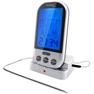 Techno Line WS 1050 Food Thermometer - Wireless Grill Temperature Monitor Techno Line WS 1050 Food Thermometer - Wireless Grill Temperature Monitor
