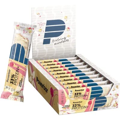 PowerBar Protein Plus 33% Vanília Málna - Fehérje szelet PowerBar Protein Plus 33% Vanília Málna - Fehérje szelet