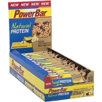 PowerBar Natural Protein Banana Cioccolato - Vegane Proteinriegel PowerBar Natural Protein Banana Cioccolato - Vegane Proteinriegel