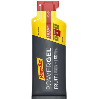 PowerBar Powergel Fruit 24 x 41 g - fruits rouges - Publicité PowerBar Powergel Fruit 24 x 41 g - fruits rouges - Publicité