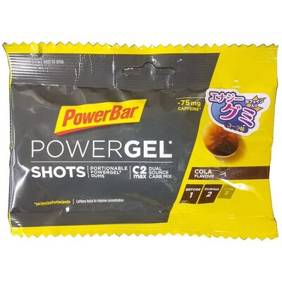 PowerBar PowerGel Shots - Koffein Energiegel - Verschiedene Farben PowerBar PowerGel Shots - Koffein Energiegel - Verschiedene Farben